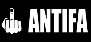 BUMPER STICKER - Fuck-Antifa Anti Liberal Middle Finger Leftists blm Terrorist - Bild 1 von 2