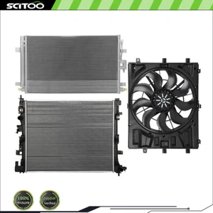 A/C Cooling Fan & Radiator & Condenser Kit For 2018-2019 Chevrolet Equinox1.5L - Picture 1 of 12