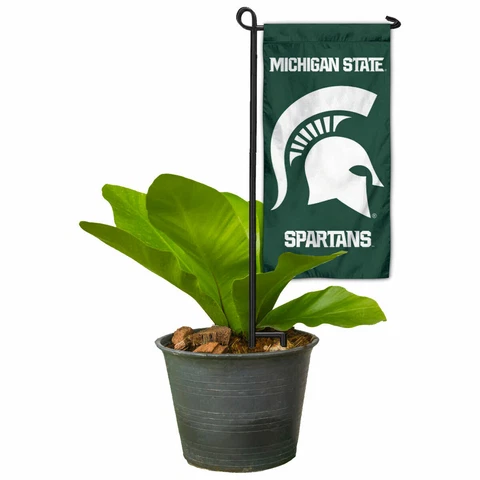 MSU Spartans Table Centerpiece and Mini Garden Flag Topper Marker Cover