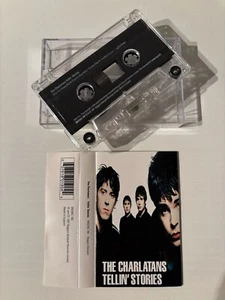 THE CHARLATANS - TELLIN STORIES (UK CASSETTE TAPE) BBQMC 190 - Foto 1 di 6
