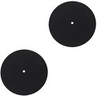 2 Count Turntable Pad Silicone Vinyl Record Protective Mat