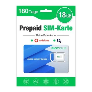 Prepaid SIM Karte ohne Vertrag Kompatibel mit Vodafone & O2 Netz 18GB for 180... - Bild 1 von 6