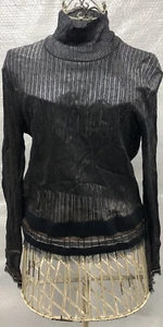 Salvatore Ferragamo Turtleneck Silver/Black size L - Picture 1 of 19