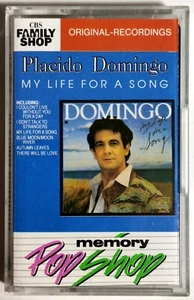 Placido Domingo – My Life For A Song (1990) MC, 10 Songs, Album, gebraucht - Picture 1 of 4