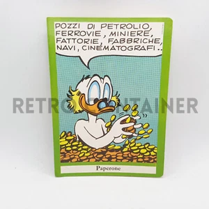 Walt Disney - Zio Paperone Quaderno Scuola Book A5 Vintage Copybook Anni 80 - Picture 1 of 1