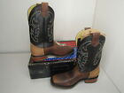 Double-H Mens Grissom Cowboy Work Boots Wide Square Toe Roper Pull-On Size 12D
