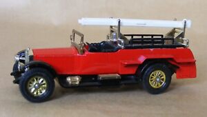 MATCHBOX MODELS OF YESTERYEAR Y-6 1920 ROLLS ROYCE FIRE ENGINE BOXED