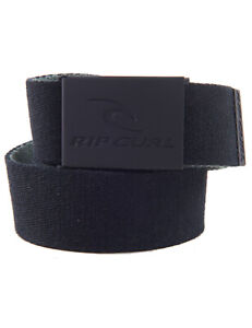 Rip Curl Snap Revo Webbed Belt Webbing Belt in Black/Olive