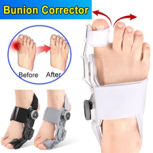 Silicone Hallux Valgus Big Toe Bunion Corrector Straightener Splint Separator - Picture 1 of 21