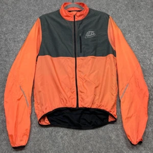 Troy Lee Designs TLD Ace Windbreaker II Performance Jacket Mens M Orange Cycling - Picture 1 of 23