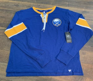 NHL BUFFALO SABRES women's, long sleeve shirt, blue, MEDIUM, New w/o tags - Picture 1 of 1