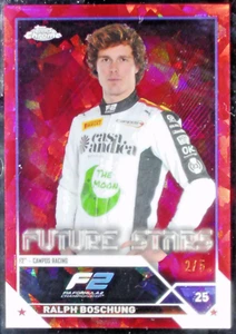 2023 Topps Chrome Sapphire Formula 1 F1 Ralph Boschung Red 2/5 #83 - Picture 1 of 2