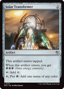 Solar Transformer [Aetherdrift Commander] Magic MTG - Picture 1 of 1
