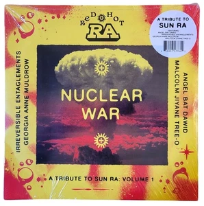 *NEW* Red Hot & Ra - Nuclear War (ORANGE YELLOW SPLATTER VINYL) - Imagen 1 de 3
