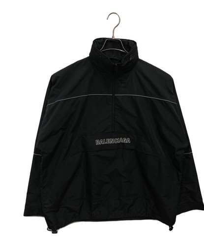 Giacca a vento BALENCIAGA 19SS Anorak nera taglia: 44