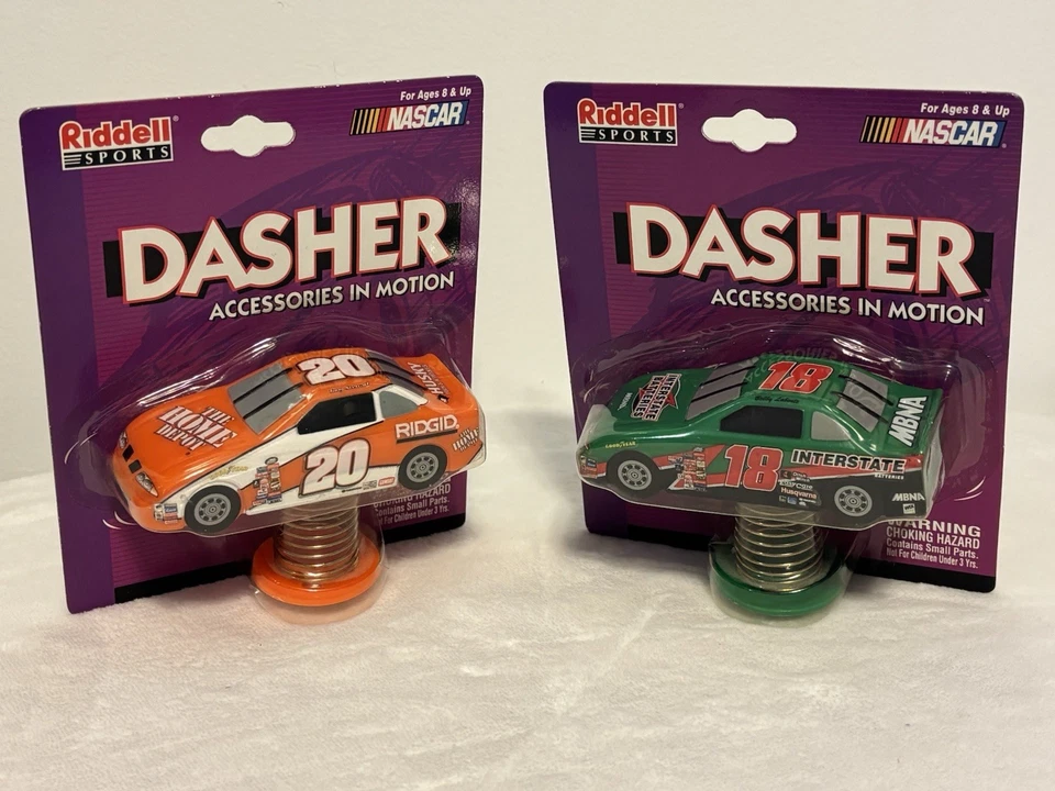 Accesorios Riddell Sports NASCAR Dasher en movimiento Bobby Labonte Tony Stewart Foto 1 de 1