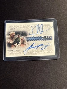 Quotable XENA Dual Autograph DA4 Karl Urban & Alexandra Tydings - Picture 1 of 2