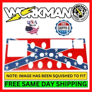 Workman 99REB Radio Ersatz Abdeckplatte Chrom Gesicht für Galaxy DX99V CB Amateurfunk - Bild 1 von 7