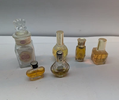 Vintage LOT OF 6 Avon Cologne Night Musk Emeraude Lavender Sachet Powder - Image 1 of 4