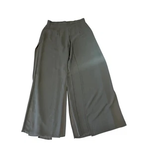 Pantalones Palazzo JR Nites by Caliendo 12 Petite Pierna Ancha Abertura Superposición Gaucho - Imagen 1 de 4