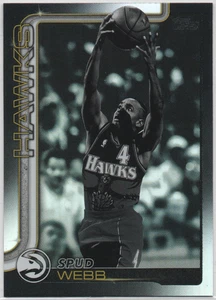 Spud Webb 2025/26 Topps #266 Blackout Parallel - Atlanta Hawks - Picture 1 of 2