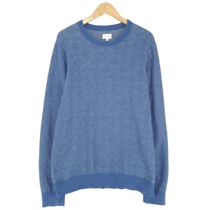 GANT Jumper Sweater Men Blue Wool Cotton Rugger Lx3 Size XL - Picture 1 of 6