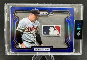 Tarik Skubal Prizm Blue Tigers MLB Patch Jersey Card Art 1/1 Created By SHINE - Picture 1 of 2