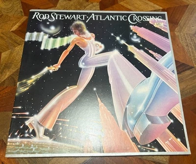 Rod Stewart ATLANTIC CROSSING NM IMPORT 1975 1ST PRESS Orange VINYL LP - Image 1 of 2