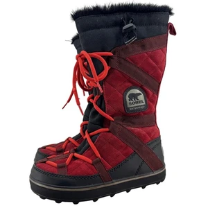 Sorel Glacy Explorer wasserdichte isolierte gesteppte Winterstiefel Damengröße 6 - Bild 1 von 13