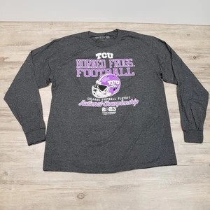TCU Horned Frogs Shirt Mens Large NCAA Football 2023 Playoff National Championsh - Picture 1 of 8