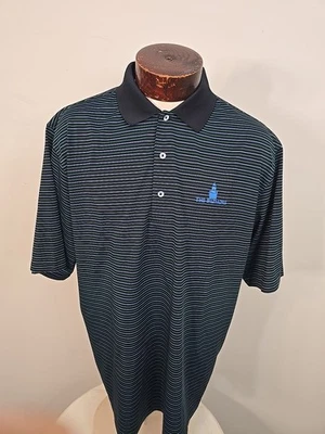 Camisa Polo Donald Ross Para Hombres XL Negra Verde Azul Manga Corta The Biltmore Foto 1 de 4