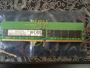 32GB Samsung DDR5 PC5-4800 RDIMM 288 ECC Reg RAM M321R4GA0BB0-CQKDG 4800R Memory - Afbeelding 1 van 1