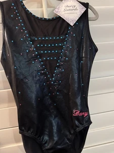 Neu mit Etikett Darcy GYMNASTIK Tanztrikot Kind groß CL WUNDERSCHÖN schwarz pink blau - Bild 1 von 5