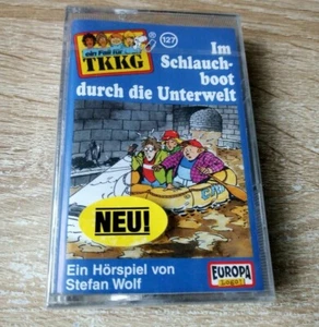 TKKG MC Folge 127 Im Schlauchboot durch die Unterwelt NEU & OVP !! RAR !! Europa - Bild 1 von 4