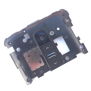 LG G2 upper rear housing+camera glass+buttons+flash lens Black back Genuine - Picture 1 of 2