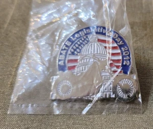 Vintage ABATE Legislative Day Motorcycle Rights 2012 Pin New in Package - Picture 1 of 1