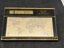 Vintage Seiko Decor World Time Clock - Fully Working
