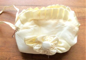 SAC POCHETTE SATIN POUR CEREMONIES *MARIAGES NACREE - Picture 1 of 3