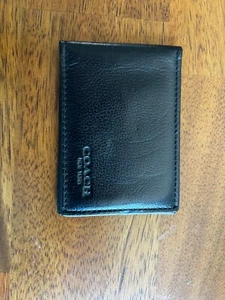 Coach Mens Leather Wallet Bifold Used Good - Picture 1 of 3