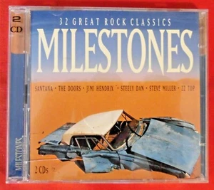 CD: 32 Great Rock Classics Milestones , FNM 23012 , 2001 , 2 CDS - Imagen 1 de 5