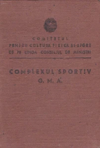 Romania, 1956, CCFS GMA Sports Complex, Sports Brevet - Badge Award Document - Imagen 1 de 3