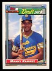 1992 Topps Gold Manny Ramirez Draft Pick Rookie #156 RC Indians Red Sox MINT