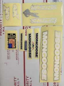 Old School Mongoose - Sniper Pro White - Decal set - Picture 1 of 5