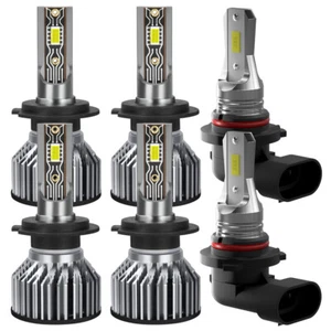 Combo de faros LED + kit de bombillas antiniebla V2T para Mercedes-Benz C230 2002-2007 6X - Imagen 1 de 13