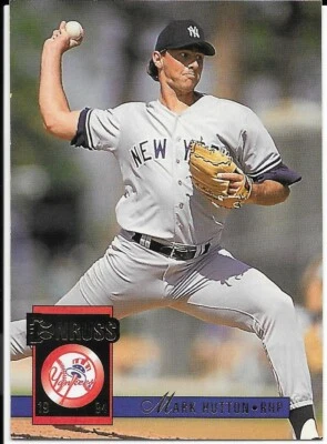 1994 Donruss Baseball #87 Mark Hutton Yankees RC - Image 1 of 2