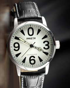 Vintage Raketa Big Zero Watch Soviet Mechanical Wrist Men's 2609 Rare Russian 20