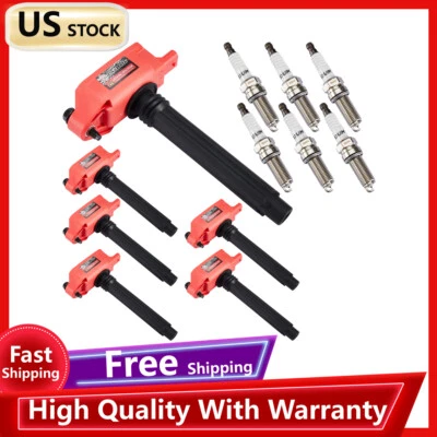 Bobinas de ignição e velas de ignição de irídio UF807 para 2017-2022 Chrysler Pacifica 3,6L - Imagem 1 de 4