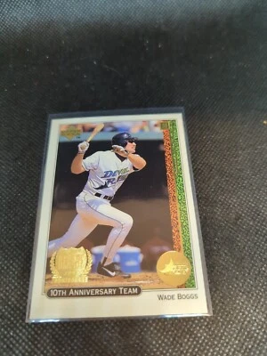 1998 Upper Deck 10th ANNIVERSARY TEAM Wade Boggs #X15 - Image 1 of 2
