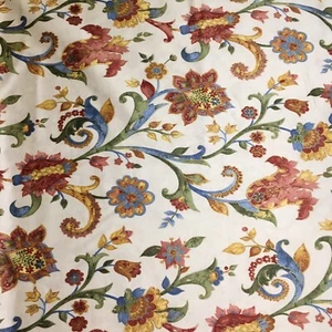 Vintage Sandown & Bourne VaporSiebdruck Stoff 56" B x 8 yds 17" L Floral England - Bild 1 von 9