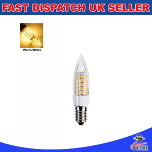5X E14 5W LED Bullet Shape Bulb 360 Lumens Warm White Bright 220V For Chandelier - Picture 1 of 5